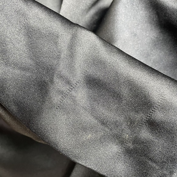 WHITE By VERA WANG Womens Sz 10 Short Draped Satin Purple/Navy Bridesmaid Dress - Picture 13 of 13